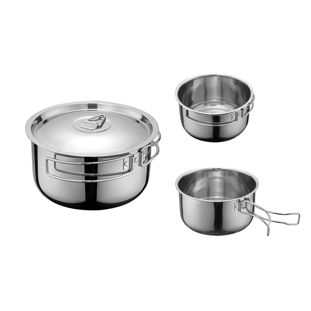 Portable Picnic Pot Pan Camping Cookware Set for Outdoor Hiking