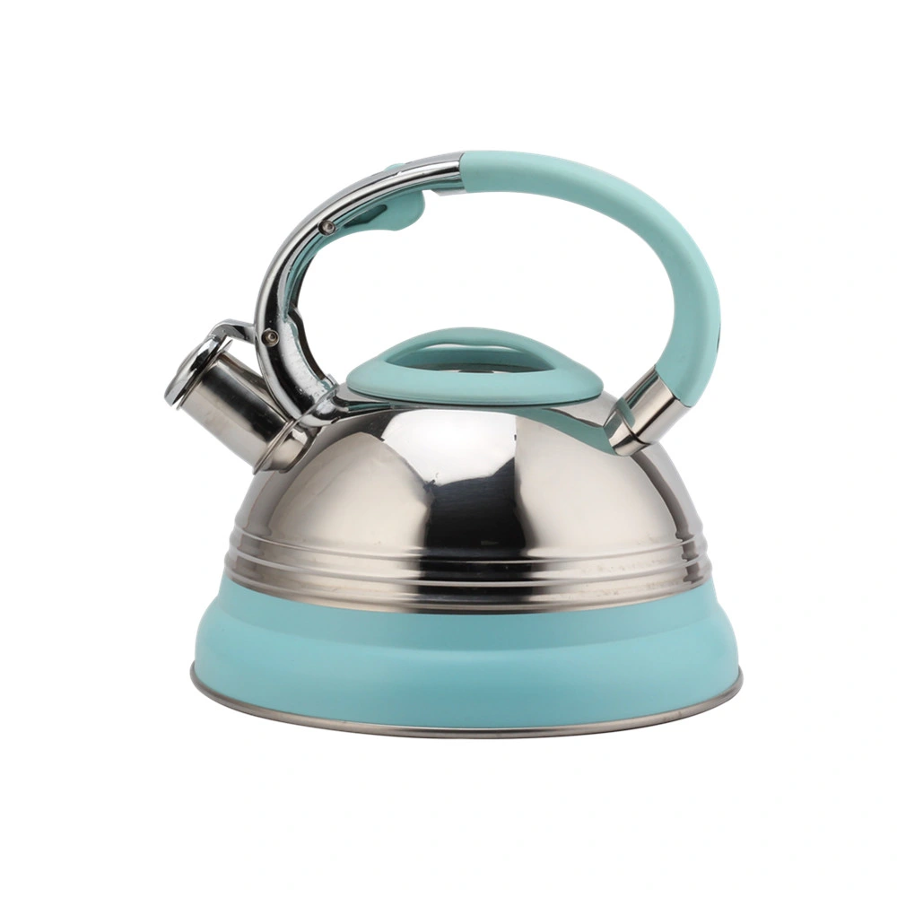 Whistling Kettle Stainless Steel 3 L Stove Top Induction Gas Electric Traditional Kettle Camping