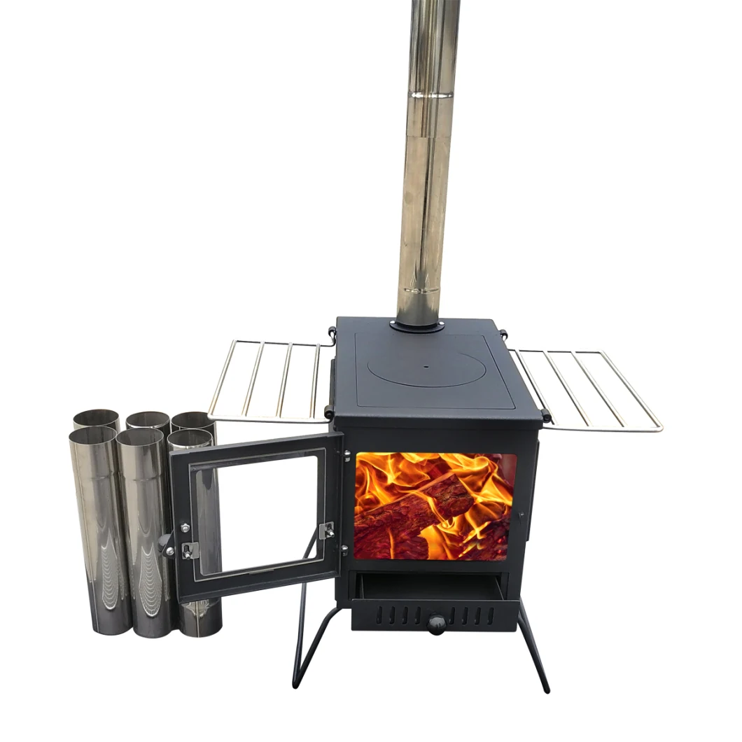 Lightweight Portable Tent Stove Solid Fuel Cooking Stove for Bell Tents