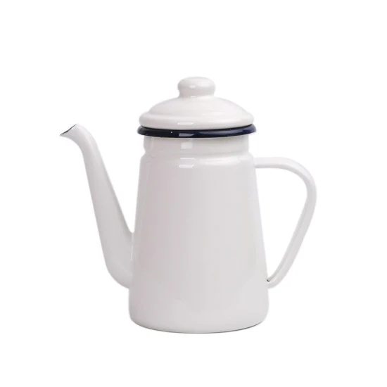 Réchauffeur de café en émail 300/400/600ml Camping Coffee Kettle