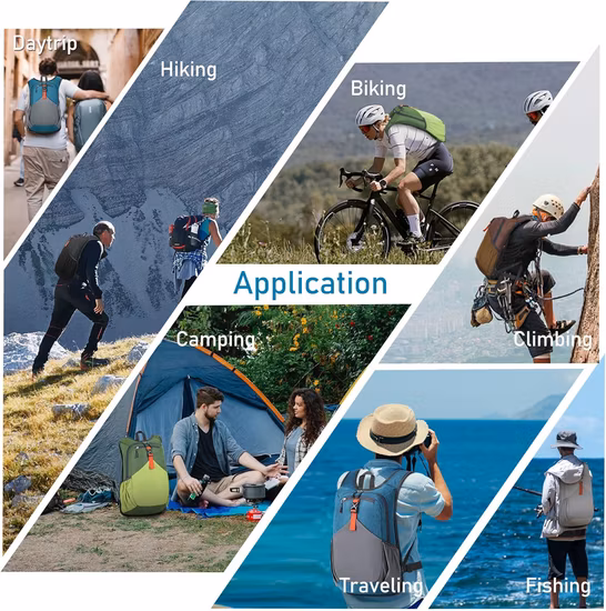 Réchaud de camping réchaud à bois réchaud pliant extérieur en acier inoxydable réchaud à dos ultra-léger pour randonnée en plein air randonnée voyage pique-nique ESG14014