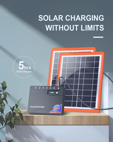 2020 nouveau modèle de système d'éclairage à LED d'éclairage domestique solaire avec 4*4W ampoules LED pour la cuisine/étude/camping/fête