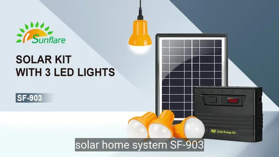 Système d'éclairage à usage domestique du système solaire 5W/10W pour l'éclairage intérieur et extérieur