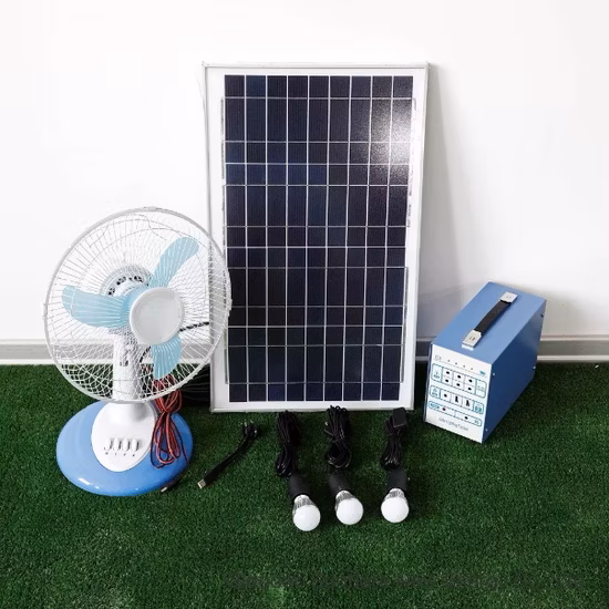 Système de kit d'éclairage solaire haute efficacité 30 W pour usage domestique